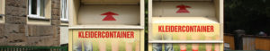 Banner Kleidercontainer