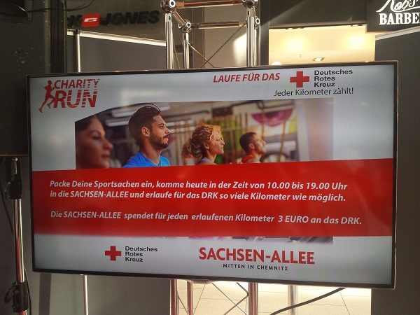 Werbung Charity Run - Laufe für das DRK
