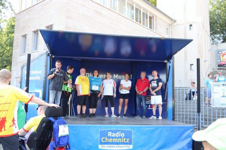 Bühne Radio Chemnitz bei Vereint Laufen